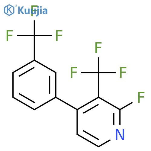 2-Fluoro-3-(trifluoromethyl)-4-(3-(trifluoromethyl)phenyl)pyridine structure