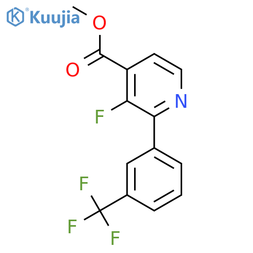 Methyl 3-fluoro-2-(3-(trifluoromethyl)phenyl)isonicotinate structure