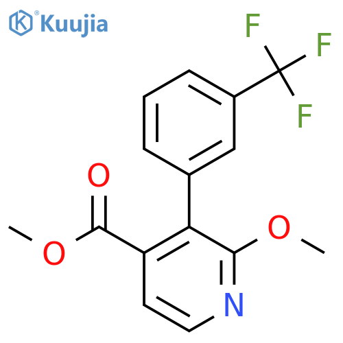 Methyl 2-methoxy-3-(3-(trifluoromethyl)phenyl)isonicotinate structure