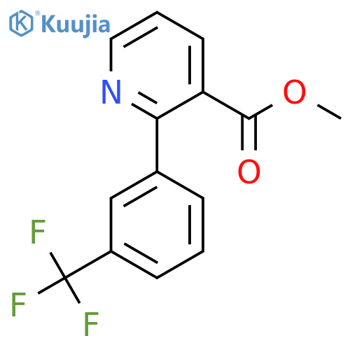 Methyl 2-(3-(trifluoromethyl)phenyl)nicotinate structure