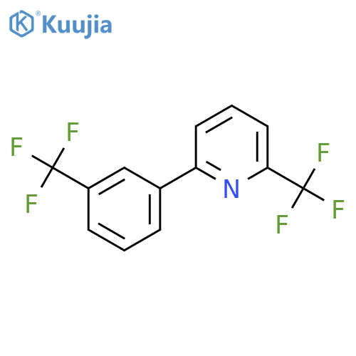 2-(Trifluoromethyl)-6-(3-(trifluoromethyl)phenyl)pyridine structure