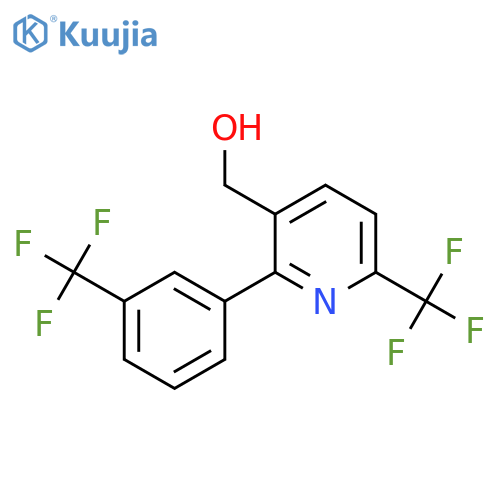 6-(Trifluoromethyl)-2-(3-(trifluoromethyl)phenyl)pyridine-3-methanol structure