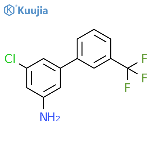 3-Amino-5-chloro-3'-(trifluoromethyl)biphenyl structure