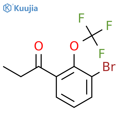 3'-Bromo-2'-(trifluoromethoxy)propiophenone structure