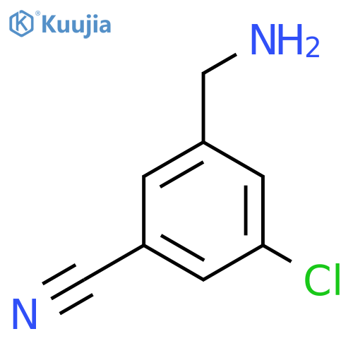 3-(aminomethyl)-5-chloroBenzonitrile structure