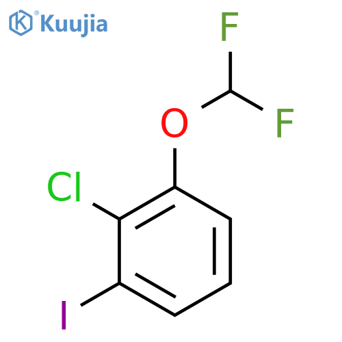 2-Chloro-3-(difluoromethoxy)iodobenzene structure