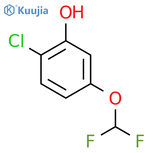 2-Chloro-5-(difluoromethoxy)phenol structure