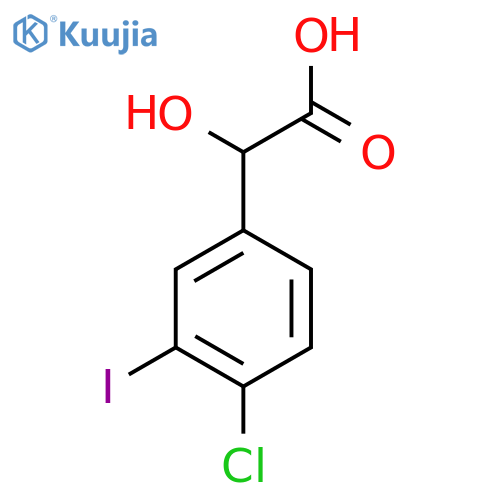4-Chloro-3-iodomandelic acid structure