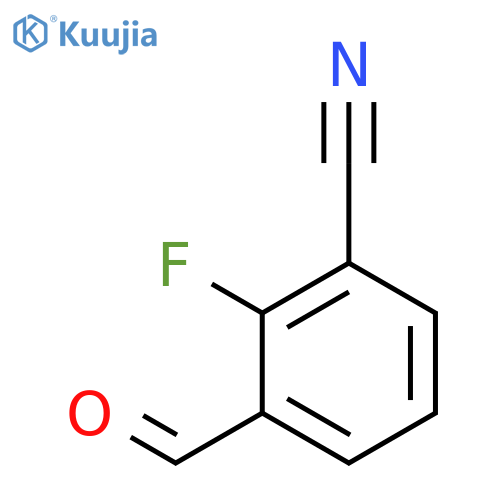 2-Fluoro-3-formylbenzonitrile structure