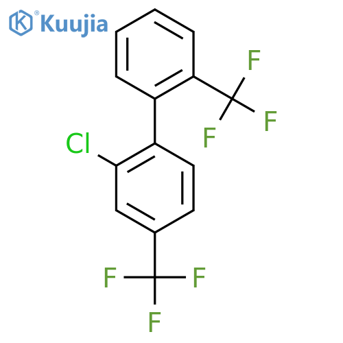 2-Chloro-4,2'-bis-(trifluoromethyl)biphenyl structure