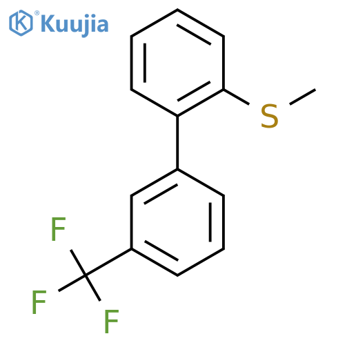 2'-Methylsulfanyl-3-(trifluoromethyl)biphenyl structure