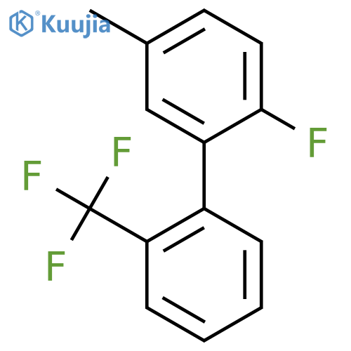 2-Fluoro-5-methyl-2'-(trifluoromethyl)biphenyl structure