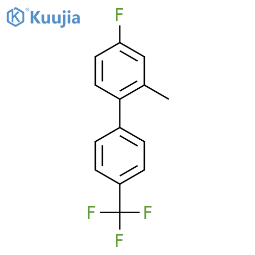 4-Fluoro-2-methyl-4'-(trifluoromethyl)biphenyl structure