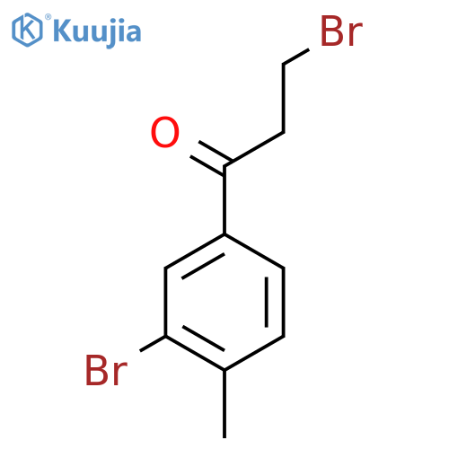 3,3'-Dibromo-4'-methylpropiophenone structure
