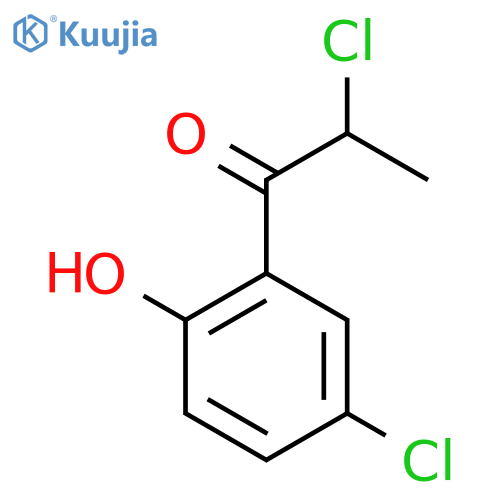 2,5'-Dichloro-2'-hydroxypropiophenone structure