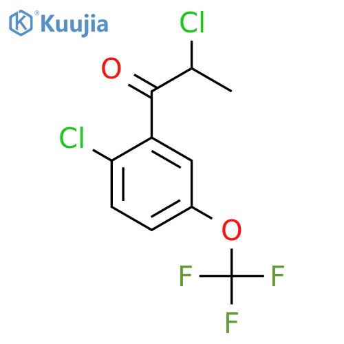 2,2'-Dichloro-5'-(trifluoromethoxy)propiophenone structure