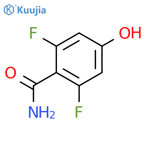 2,6-Difluoro-4-hydroxybenzamide structure