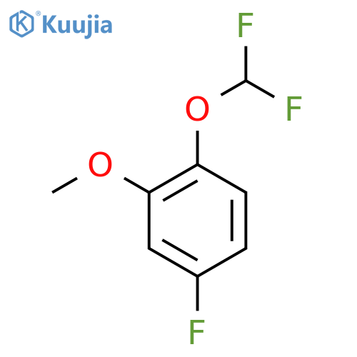 2-(Difluoromethoxy)-5-fluoroanisole structure