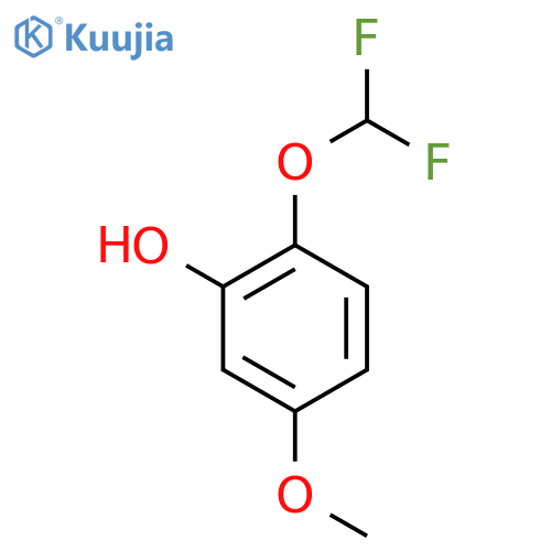 4-(Difluoromethoxy)-3-hydroxyanisole structure