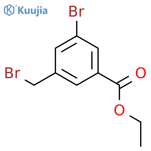 Ethyl 3-bromo-5-(bromomethyl)benzoate structure