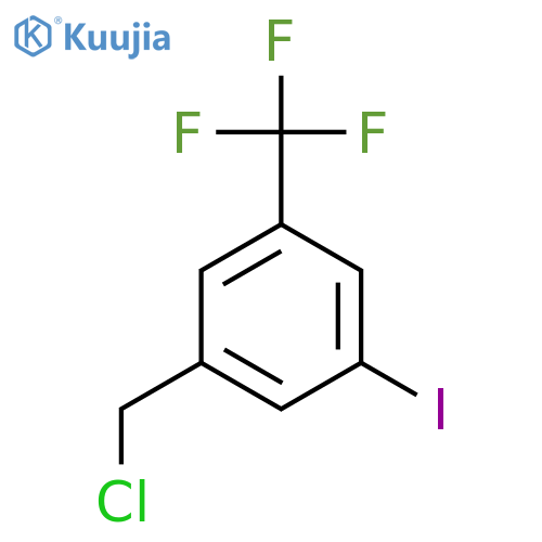 3-Iodo-5-(trifluoromethyl)benzyl chloride structure