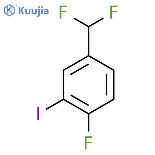2-Fluoro-5-(difluoromethyl)iodobenzene structure