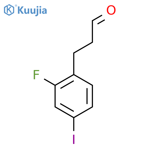 3-(2'-Fluoro-4'-iodophenyl)propionaldehyde structure