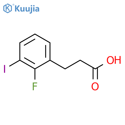 3-(2-Fluoro-3-iodo-phenyl)-propionic acid structure