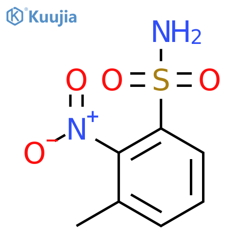 3-methyl-2-nitrobenzene-1-sulfonamide structure
