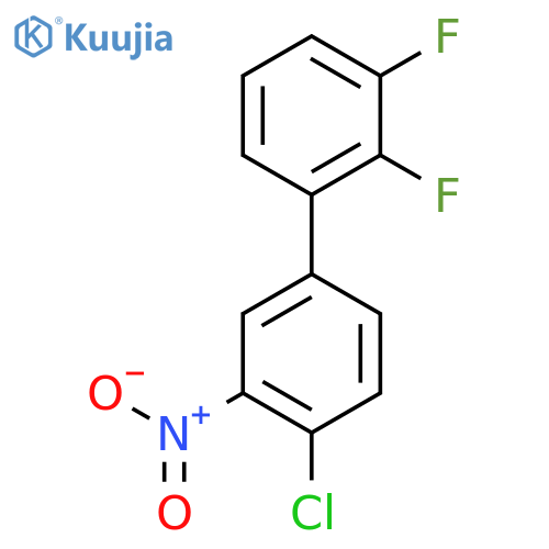 4'-Chloro-2,3-difluoro-3'-nitrobiphenyl structure