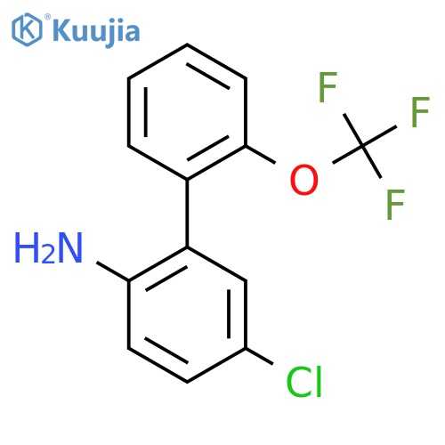 2-Amino-5-chloro-2'-(trifluoromethoxy)biphenyl structure