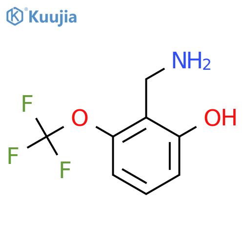 2-Hydroxy-6-(trifluoromethoxy)benzylamine structure