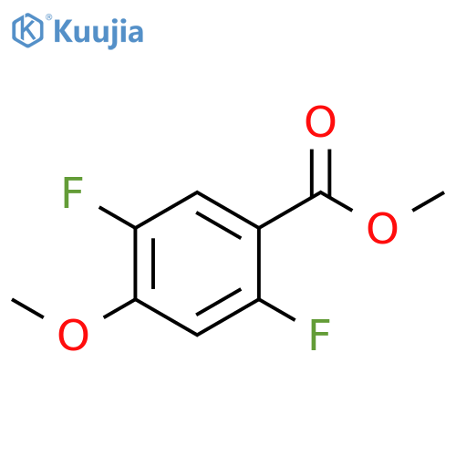 Methyl 2,5-difluoro-4-methoxybenzoate structure