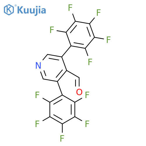 3,5-Bis(perfluorophenyl)isonicotinaldehyde structure