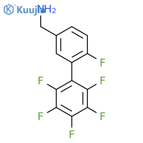 C-(6,2',3',4',5',6'-Hexafluorobiphenyl-3-yl)-methylamine structure