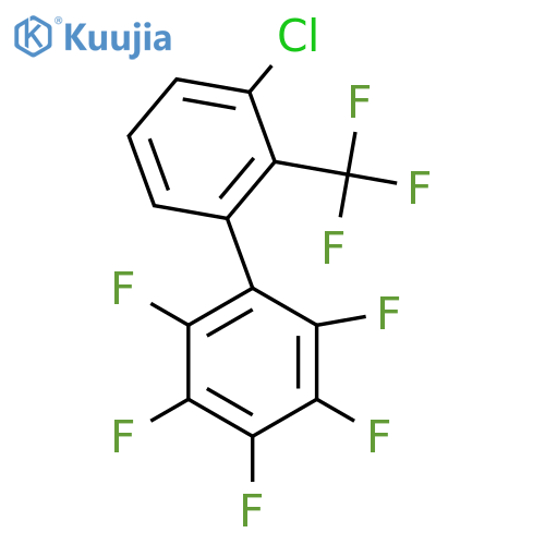 3'-Chloro-2,3,4,5,6-pentafluoro-2'-(trifluoromethyl)biphenyl structure
