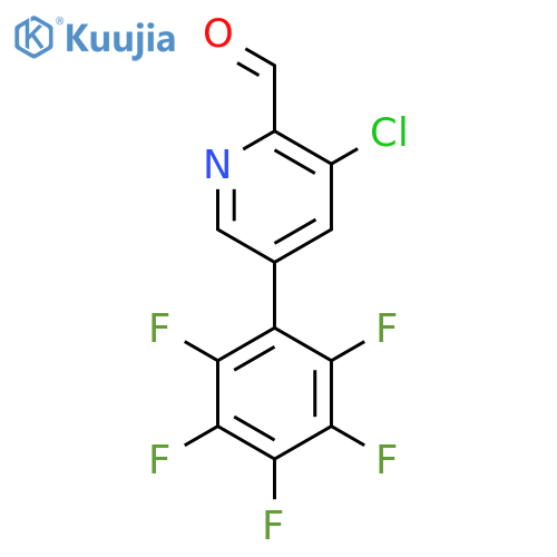 3-Chloro-5-(perfluorophenyl)picolinaldehyde structure