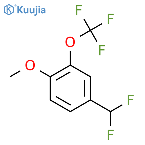 4-(Difluoromethyl)-2-(trifluoromethoxy)anisole structure