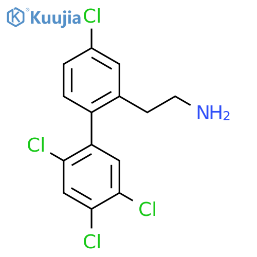 4,2',4',5'-Tetrachlorobiphenyl-2-ethylamine structure