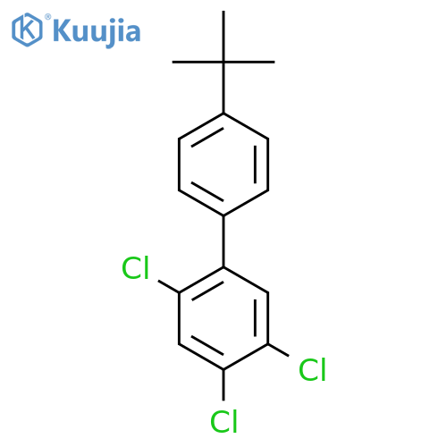 2,4,5-Trichloro-4'-tert-butylbiphenyl structure