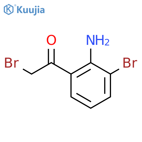 2'-Amino-2,3'-dibromoacetophenone structure