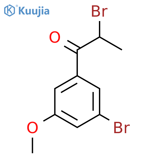 2,3'-Dibromo-5'-methoxypropiophenone structure