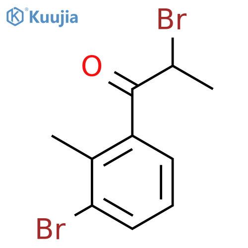 2,3'-Dibromo-2'-methylpropiophenone structure