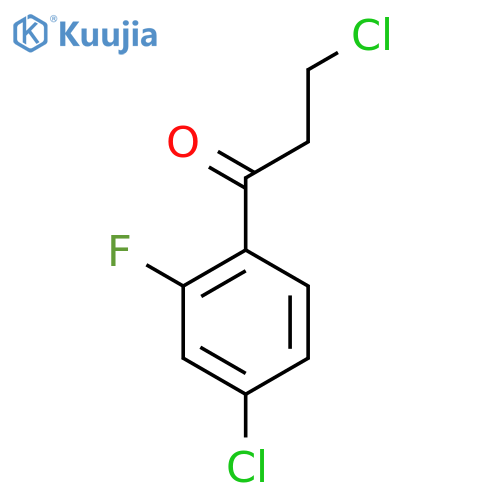 3,4'-Dichloro-2'-fluoropropiophenone structure