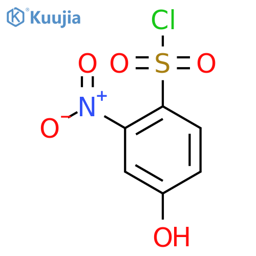 4-Hydroxy-2-nitrobenzenesulfonyl chloride structure
