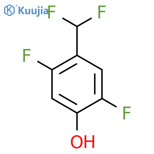 2,5-Difluoro-4-(difluoromethyl)phenol structure
