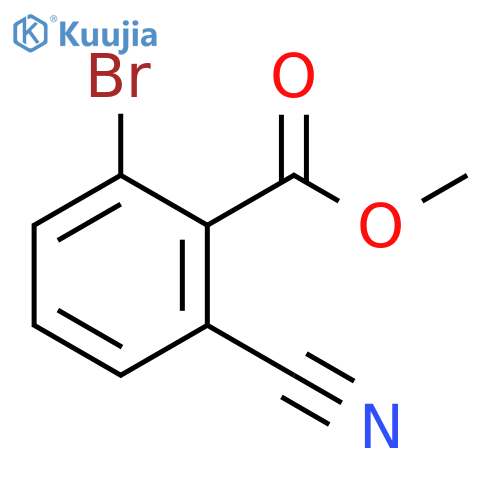 methyl 2-bromo-6-cyanobenzoate structure
