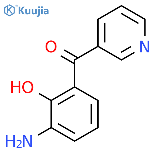 3-(3-Amino-2-hydroxybenzoyl)pyridine structure