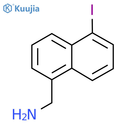 1-(Aminomethyl)-5-iodonaphthalene structure