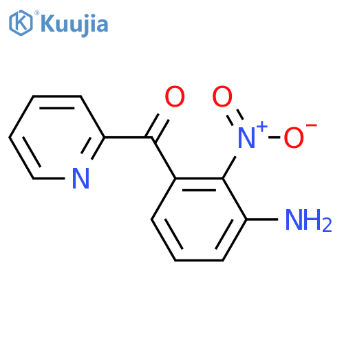 2-(3-Amino-2-nitrobenzoyl)pyridine structure